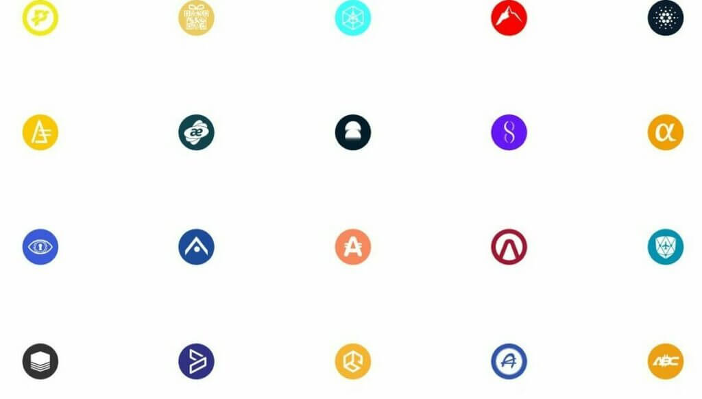 a list of some Altcoin logos.