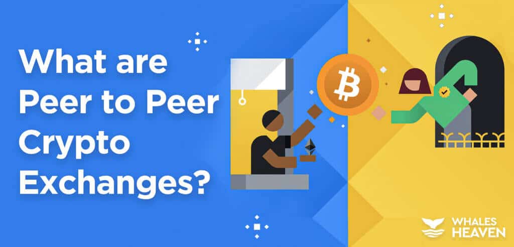 A man and a woman exchanging bitcoin with ethereum crypto between each other in a peer to peer form
